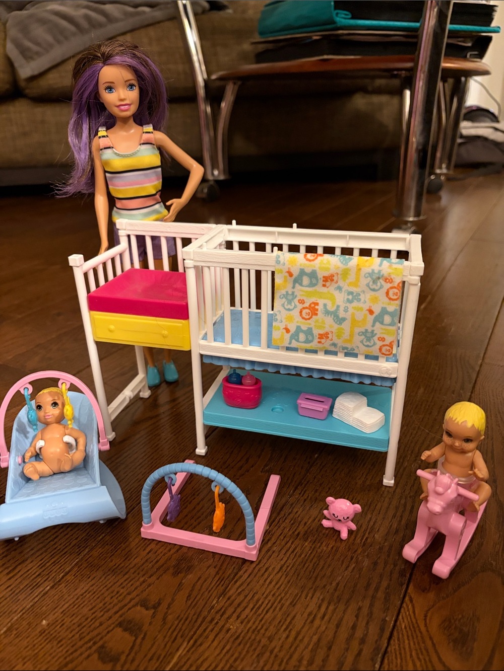 Barbie Skipper Babysitters Inc Dolls Playset, Nap ‘n Nurture Nursery